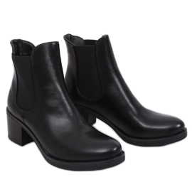 Botas Jodhpur pretas AT673-6 pretas preto