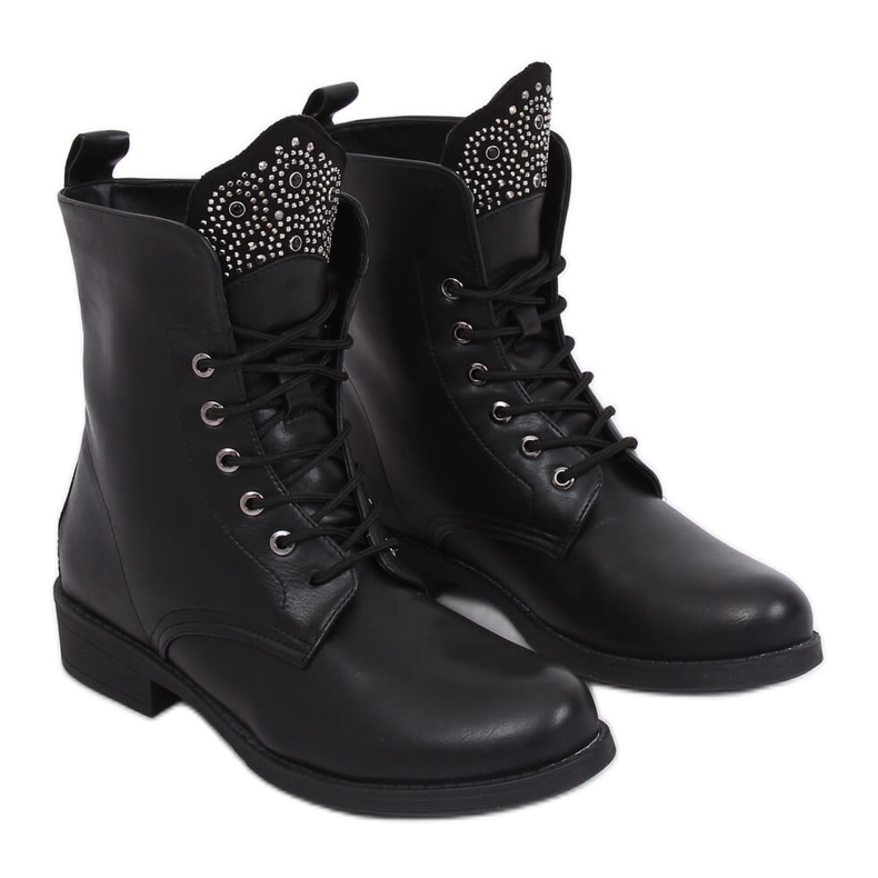 Botas militares pretas 7369-PA pretas preto
