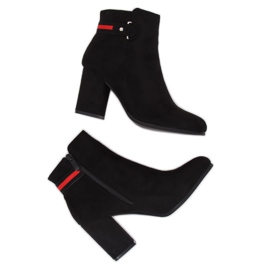 Botas pretas de salto alto NC923 preto