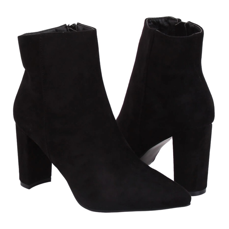 Botas pretas de salto alto NS039P pretas preto Botas pretas de salto alto NS039P pretas preto