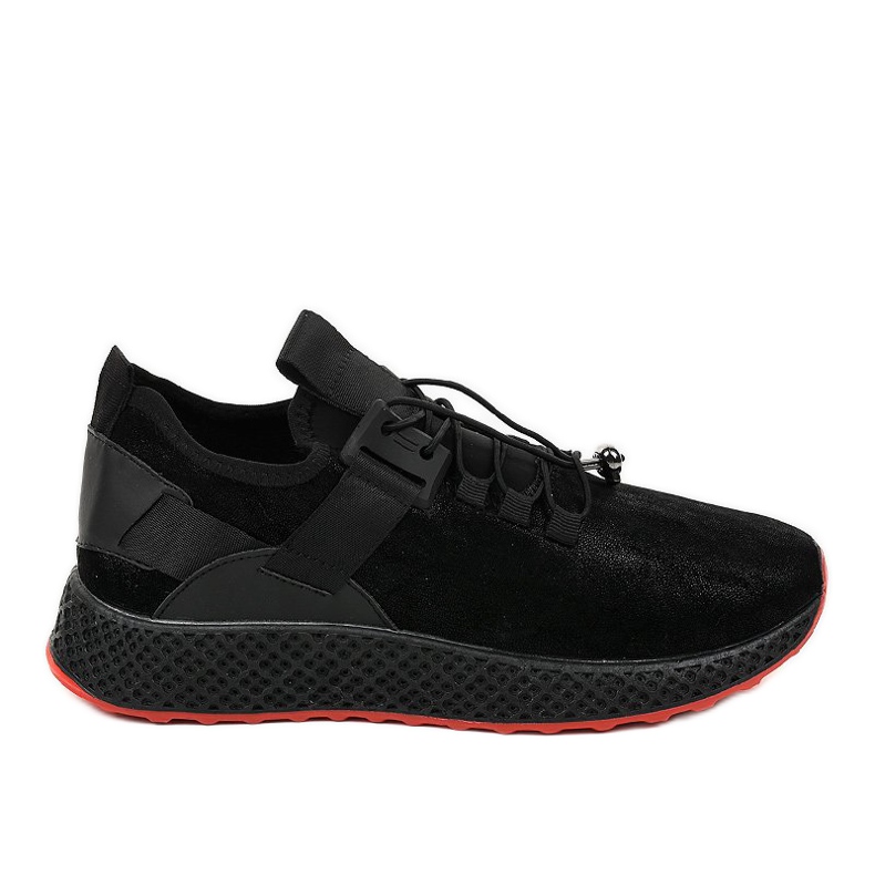 Calçados esportivos masculinos negros GM807 preto
