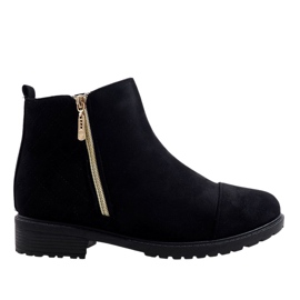 Botas com isolamento de camurça preta SJ1819-1 preto