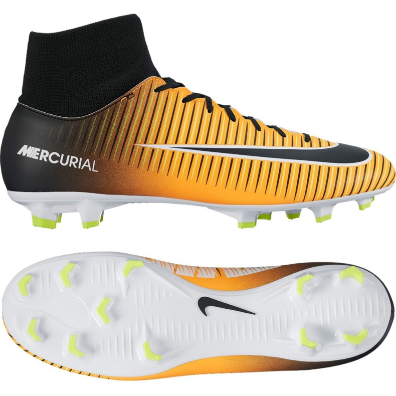 Sapato Nike Mercurial Victory Vi Df Fg M 903 609 801 laranja amarelo Sapato Nike Mercurial Victory Vi Df Fg M 903 609 801 laranja amarelo