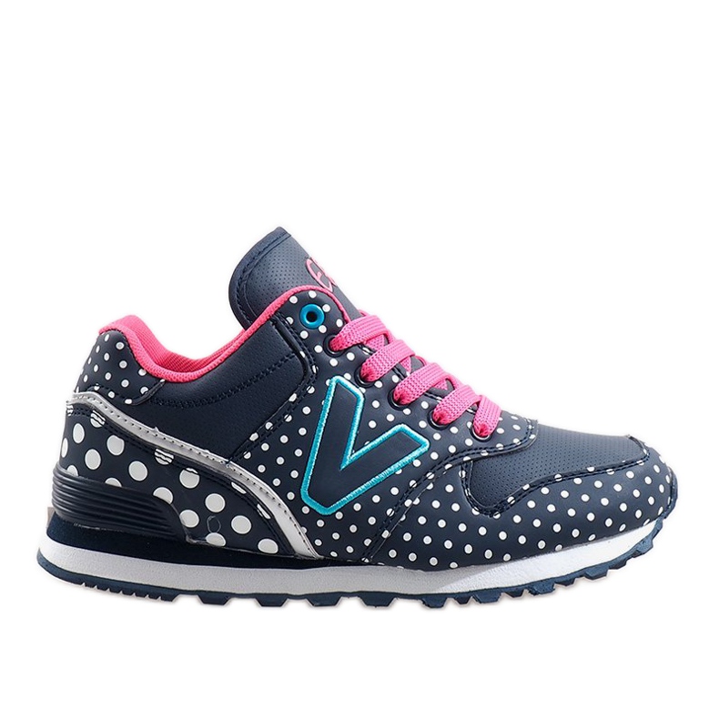 Calçado desportivo azul marinho B1573-3 cinza