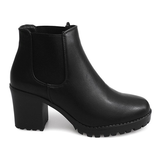 Botas quentes em poste com elástico DR10 preto