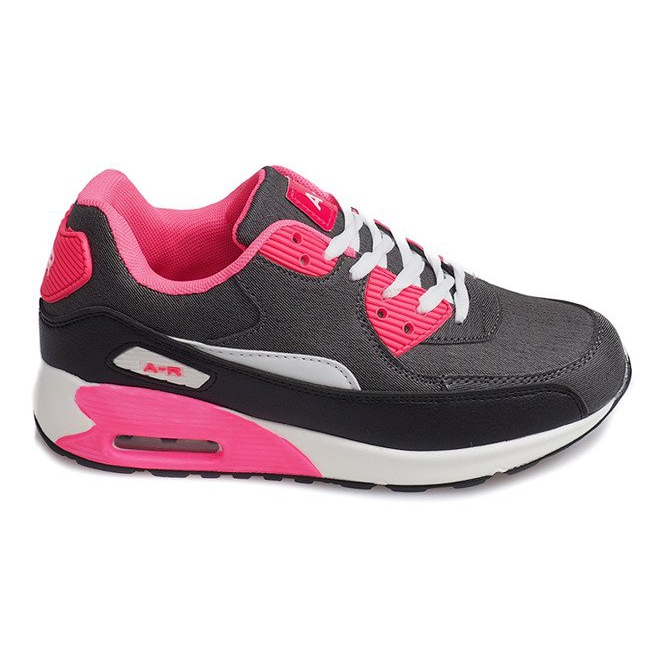 Sapatilhas de tênis Air Max B306A-46 pretas preto multicolorido