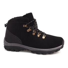 Botas de neve quentes 83B pretas preto