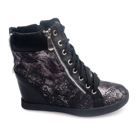 Tênis com renda 83001 preto