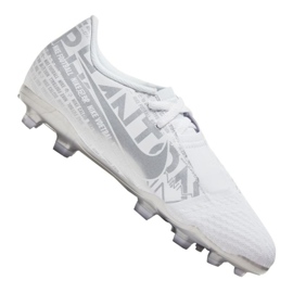 Chuteiras Nike Phantom Vnm Academy Fg Jr AO0362-100 branco branco
