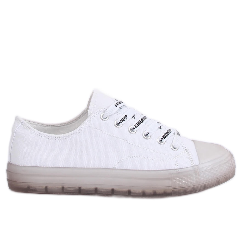 Tênis feminino branco e cinza B111-2 BRANCO / CINZA