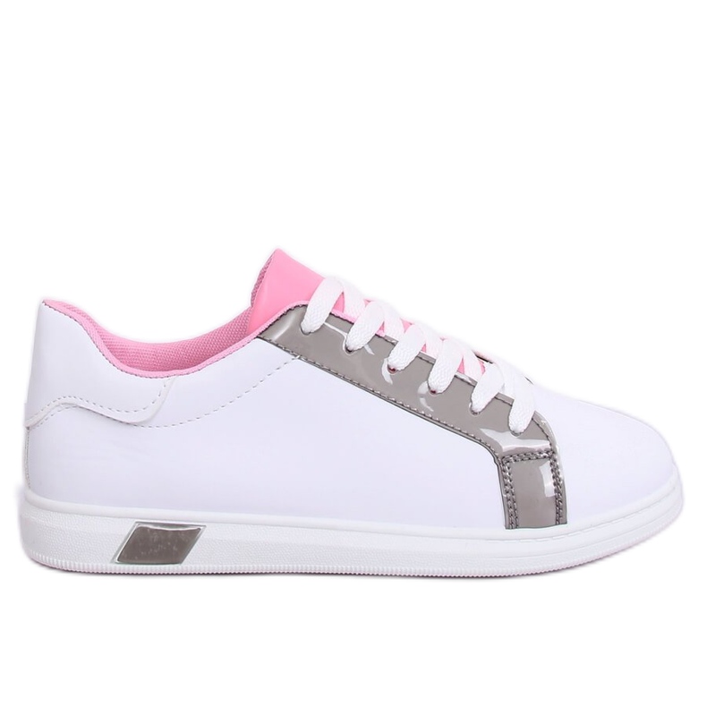Tênis feminino W-3116 cinza branco