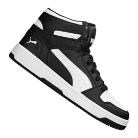 Preto Sapatilhas Puma Rebound LayUp Jr 370486 01 sapatos