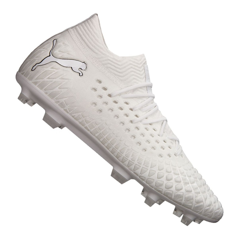 Chuteiras Puma Future 4.1 Custom Fg / Ag M 106106 01 branco branco Chuteiras Puma Future 4.1 Custom Fg / Ag M 106106 01 branco branco