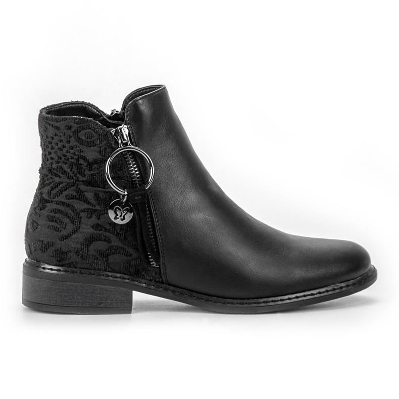 Filippo Botas elegantes com zíper preto