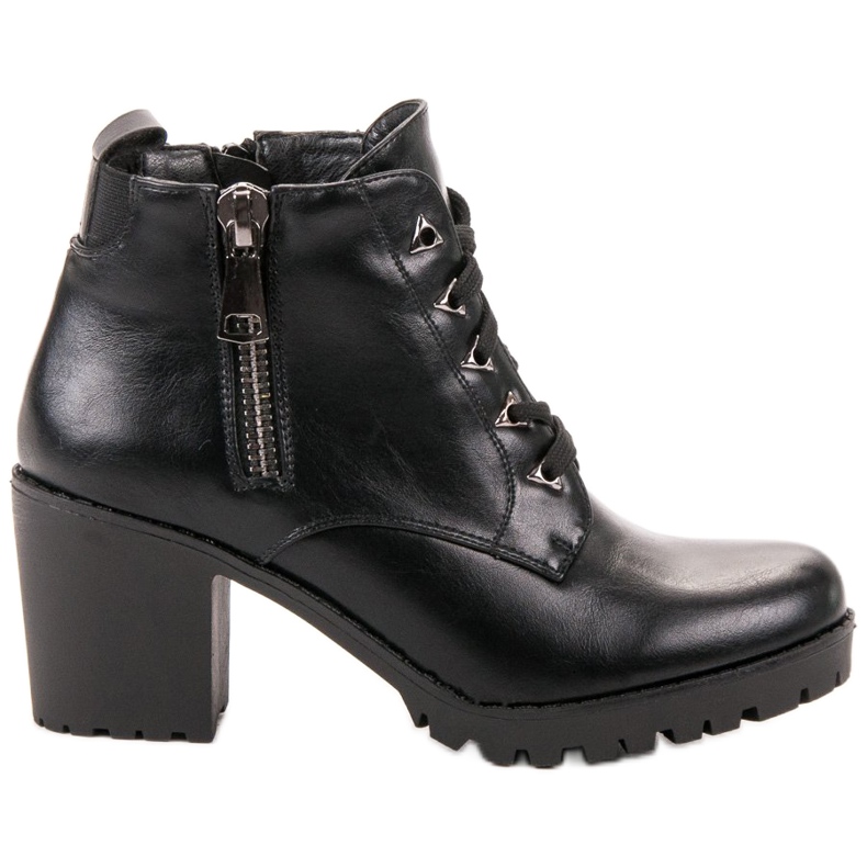 Vinceza Botas baixas no bar preto