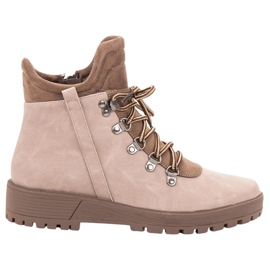 Vinceza Trappers elegantes marrom