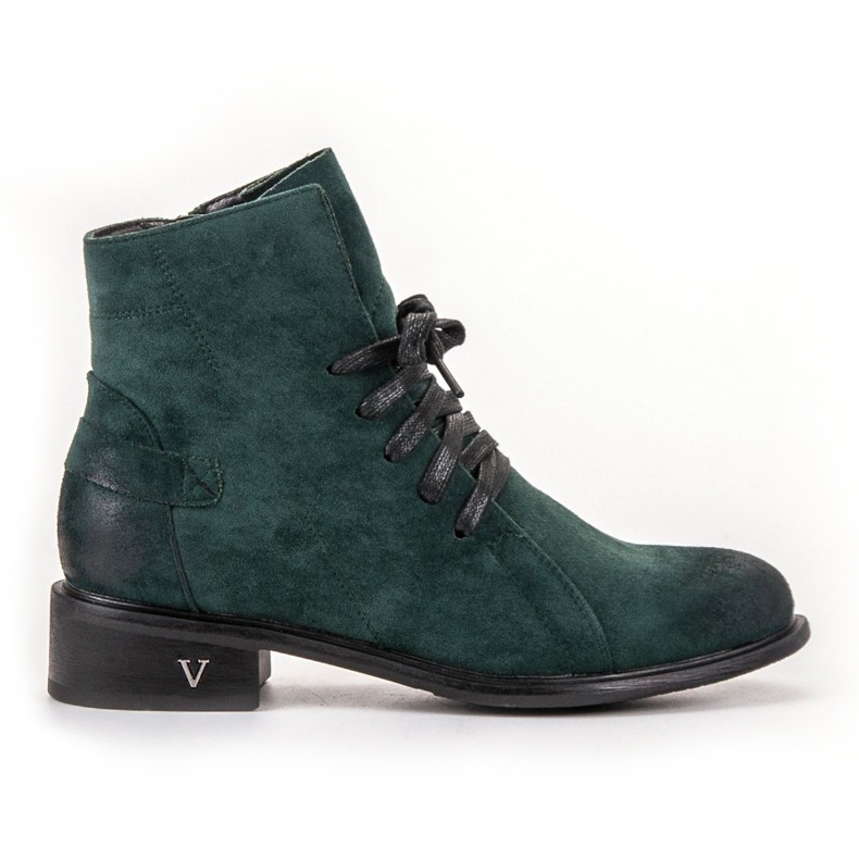 Vinceza Botas femininas verde escuro