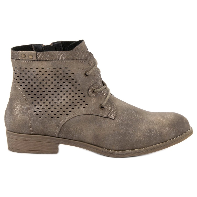 Groto Gogo Botas caqui a céu aberto multicolorido verde