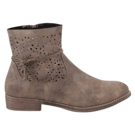 Groto Gogo Botas femininas a céu aberto multicolorido verde