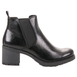 W. Potocki preto Botas pretas de Jodhpur