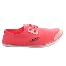 Tênis Lycra 899 Rosa Com Cordões