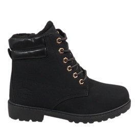 Botas pretas isoladas BED01 preto