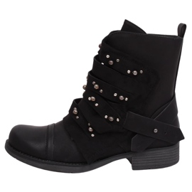 Botas militares preto 17103-4 Preto