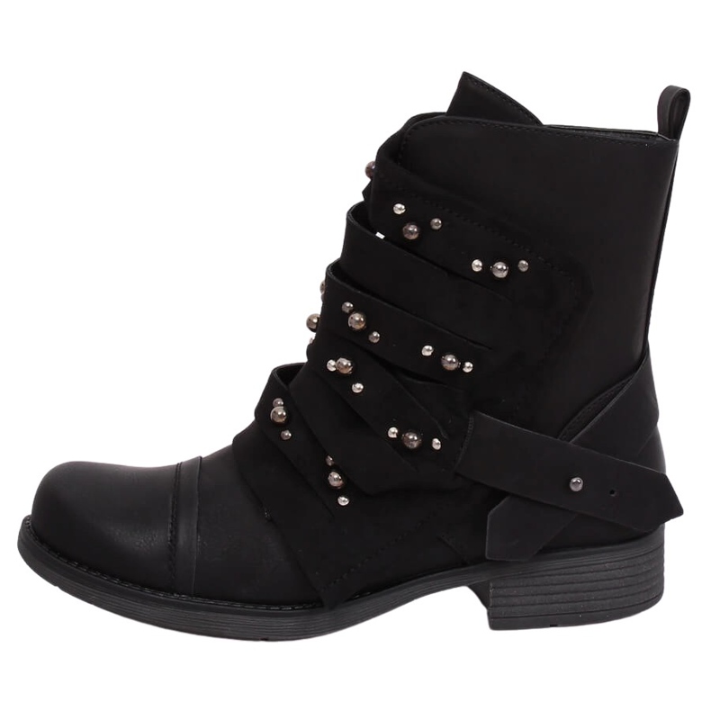 Botas militares pretas 17103-4 Pretas preto