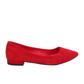 Bailarinas com dedos amendoados vermelho RC-76 Vermelho