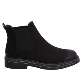 Botas pretas Chelsea para mulheres WY-2842 pretas preto