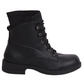 Preto Botas pretas para mulher 100-901B0-1 Preto
