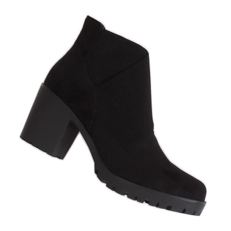 Botas pretas de salto alto BH151-KB pretas preto