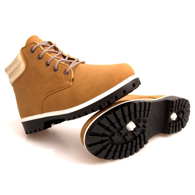 Caçadores de camelo 483 com isolamento de pele alta castanho