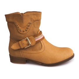 Botas Openwork Cowboy HC230 Camelo castanho