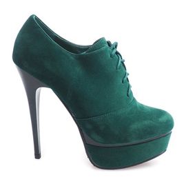 Botas Elegantes de Salto Alto 7146 Verde