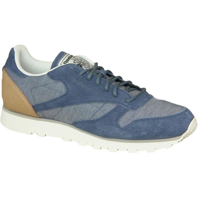 Reebok Cl Leather Fleck M AQ9722 azul Reebok Cl Leather Fleck M AQ9722 azul