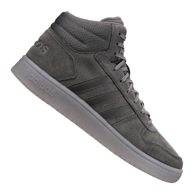 Sapatos adidas Hoops 2.0 Mid M B44635 cinza