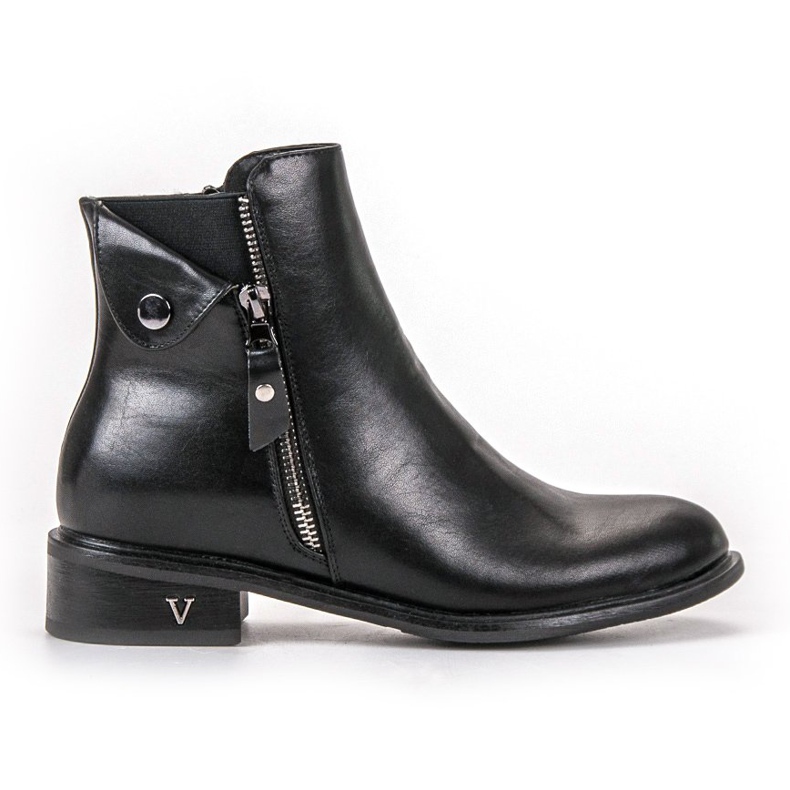Botas Zipper VINCEZA preto