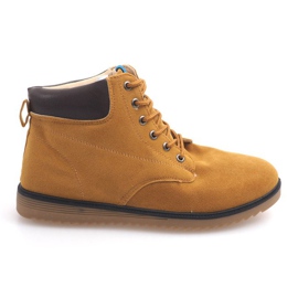 Botas altas masculinas camelo NO202 marrom