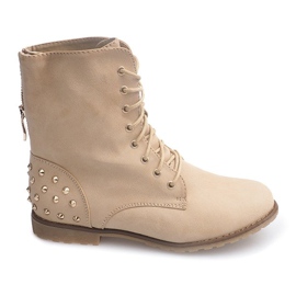 Botas ricamente decoradas 1511-2 bege