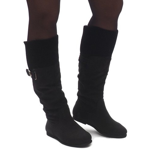 Botas Saszki Botas SH11-094 pretas preto