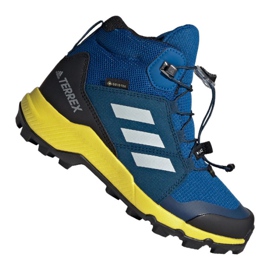 Sapatos adidas Terrex Mid Gtx Jr BC0596 preto azul verde