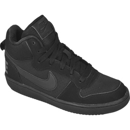 Sapatos Nike Sportswear Court Borough Mid (GS) Jr 839977-001 preto Sapatos Nike Sportswear Court Borough Mid (GS) Jr 839977-001 preto