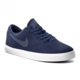 Sapatos Nike Sb Check Suede Jr AR0132-400 azul marinho Sapatos Nike Sb Check Suede Jr AR0132-400 azul marinho