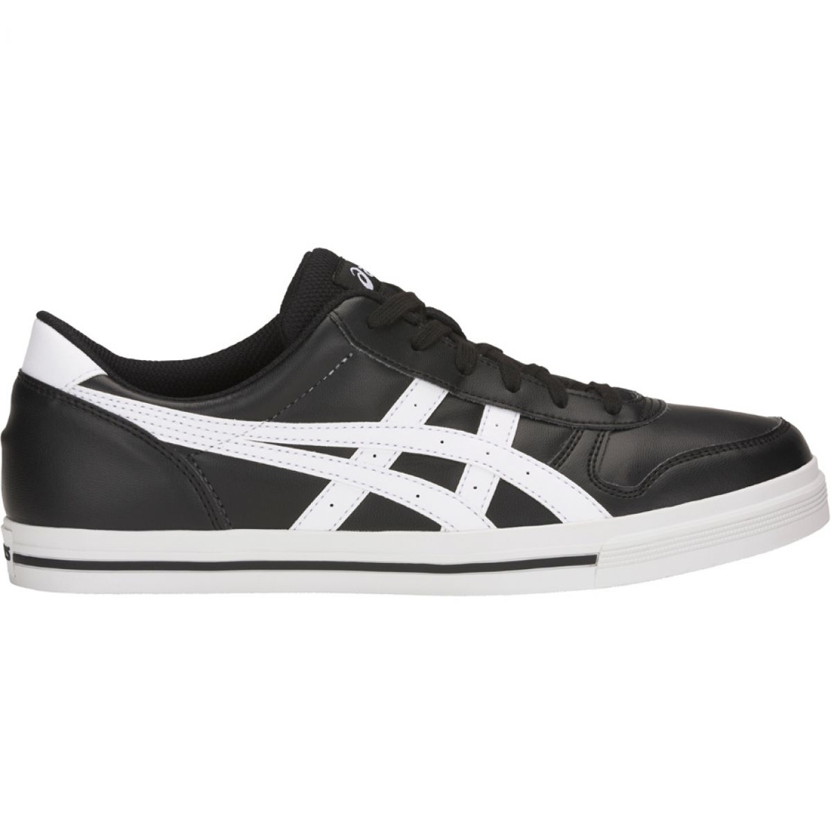 Sapatos Asics Aaron M 1201A007 002 branco preto KeeShoes