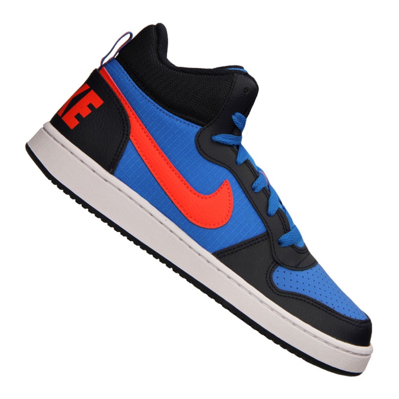 Tênis Nike Court Borough Mid Jr 839977-403 azul multicolorido