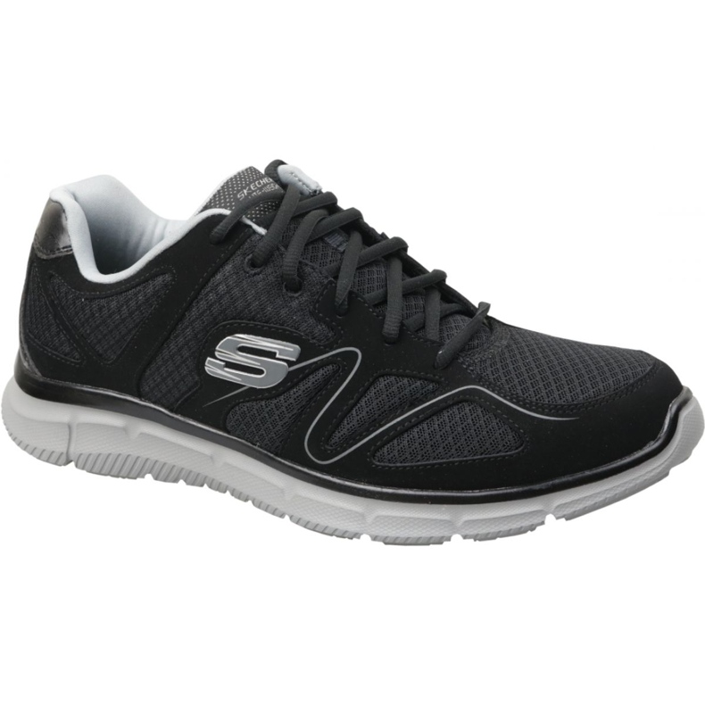 Sapatos Skechers Satisfaction M 58350-BKGY preto