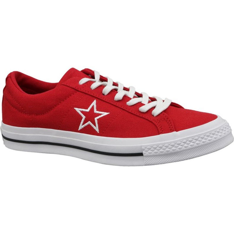 Sapatos vermelhos Converse One Star Ox M 163378C