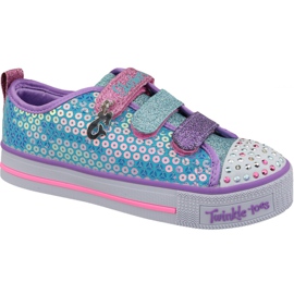Sapatilhas Skechers Twinkle Lite Jr 20062L-TQMT azul