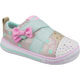 Sapatos Skechers Twinkle Play Jr 20138N-GDMT multicolorido amarelo Sapatos Skechers Twinkle Play Jr 20138N-GDMT multicolorido amarelo